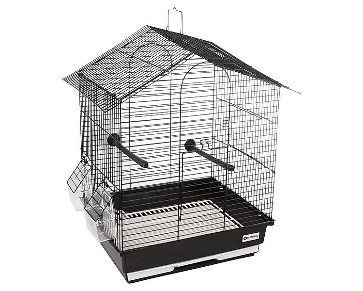 Flamingo Vogelkäfig Sittichkäfig Nusa schwarz günstig online kaufen