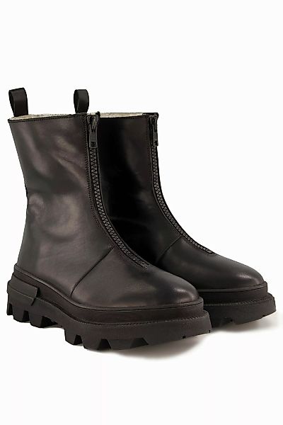 Studio Untold Lederboots Zipper Kunstfellbesatz-Futter Weite günstig online kaufen