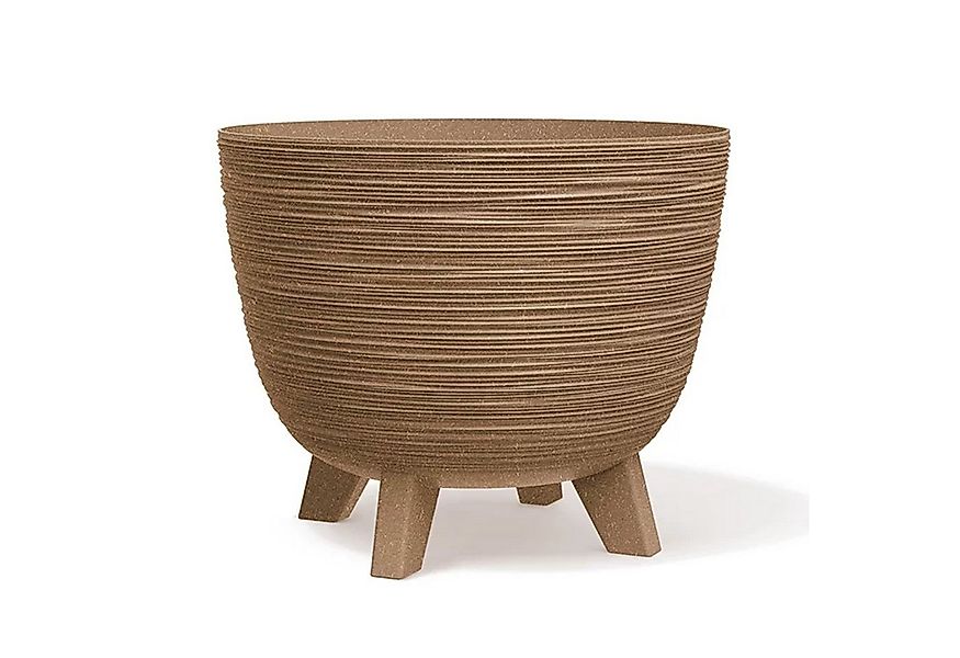 Prosperplast Blumentopf, Schale mit Füßen Furu ECO Wood-Naturo günstig online kaufen