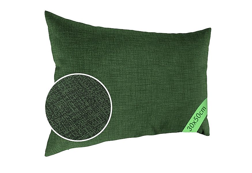 ANRO Dekokissen MrJack Kissenbezug Leinenoptik Deko Kissen Uni, Sofakissen günstig online kaufen