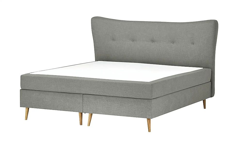 Boxspringbett  Ferill ¦ grau ¦ Maße (cm): B: 217 H: 122 Betten > Boxspringb günstig online kaufen
