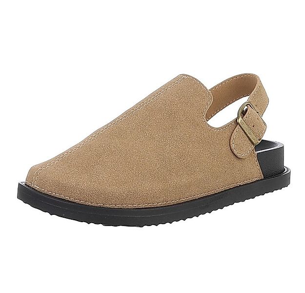 Ital-Design Damen Mules Freizeit Riemchensandalette (88828377) Flach Riemch günstig online kaufen