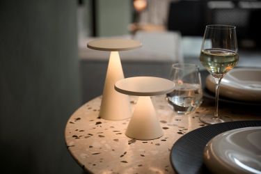 APS LED Tischleuchte Akku-Tischleuchte "CONE MINI", günstig online kaufen