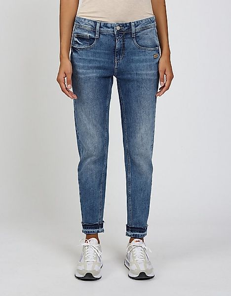 GANG Relax-fit-Jeans 94AMELIE CROPPED aus robustem Gabardine Stretch günstig online kaufen