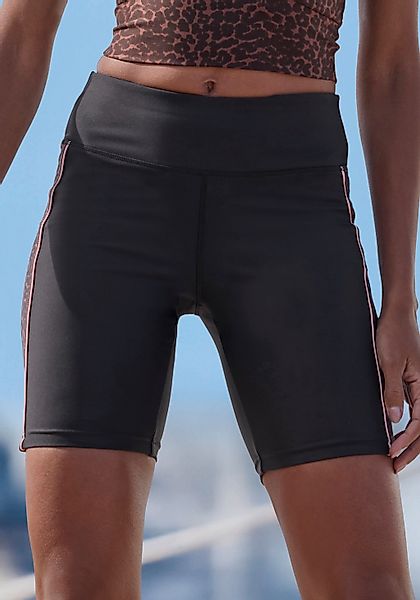 LASCANA ACTIVE Funktionsshorts, mit seitlichem Einsatz im Animal-Print günstig online kaufen