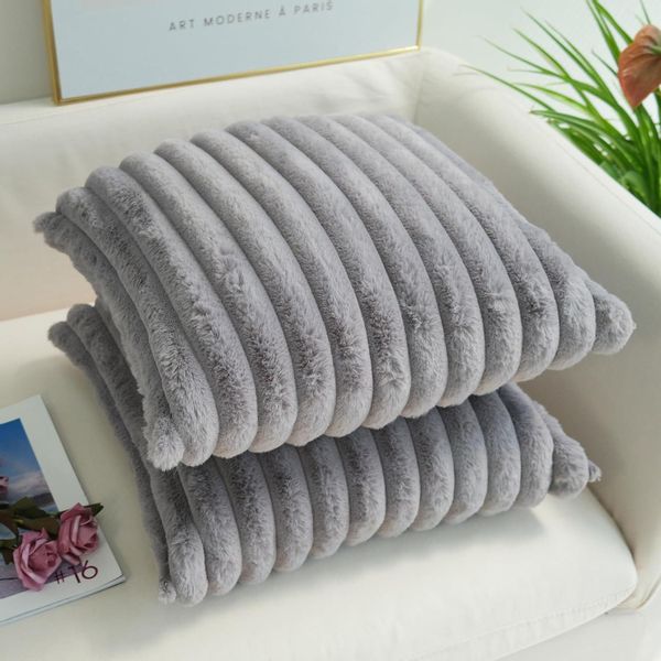 REDOM Kissenbezüge 2er Set Plüsch Kissenhülle günstig online kaufen