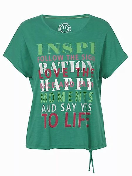 VIA APPIA DUE Print-Shirt (1-tlg) mit Motto-Print günstig online kaufen