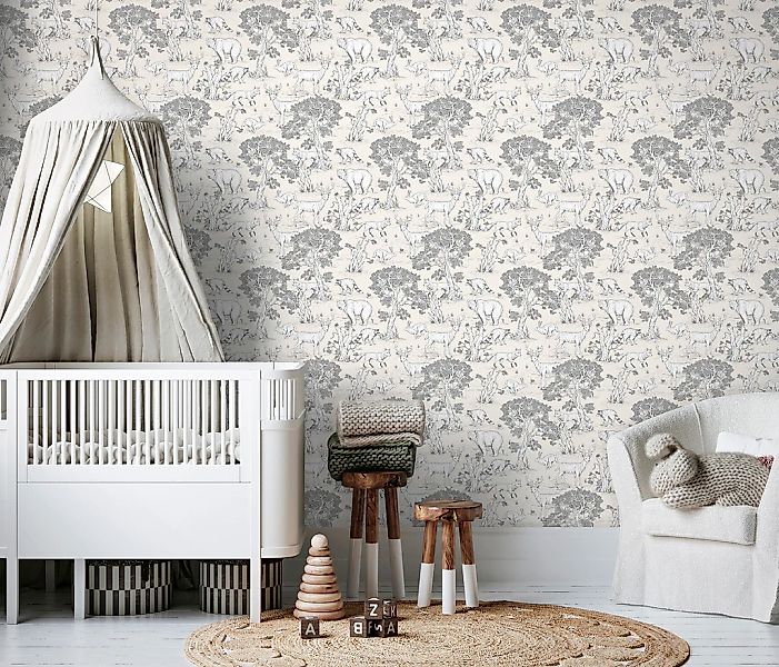 Marburg Kindertapete, Motiv-matt, Tiere, moderne Tapete für Wohnzimmer Schl günstig online kaufen