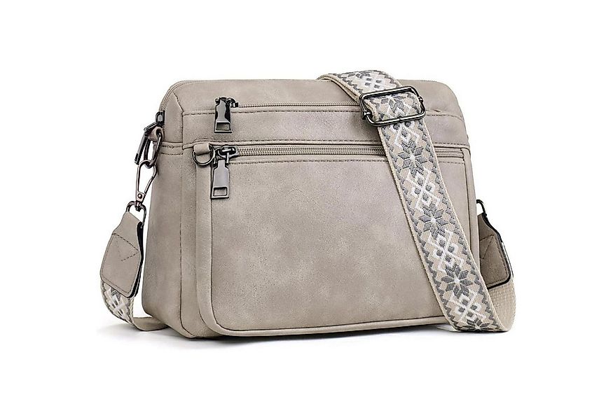 LuxusKollektion Umhängetasche Umhängetasche Damen Mittelgroß Leder Breiter günstig online kaufen