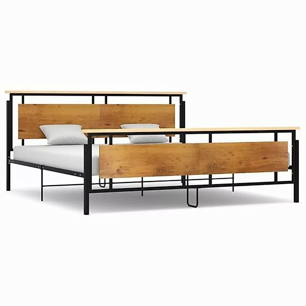 furnicato Bettgestell Bett Metall 200x200 cm (1-tlg) günstig online kaufen