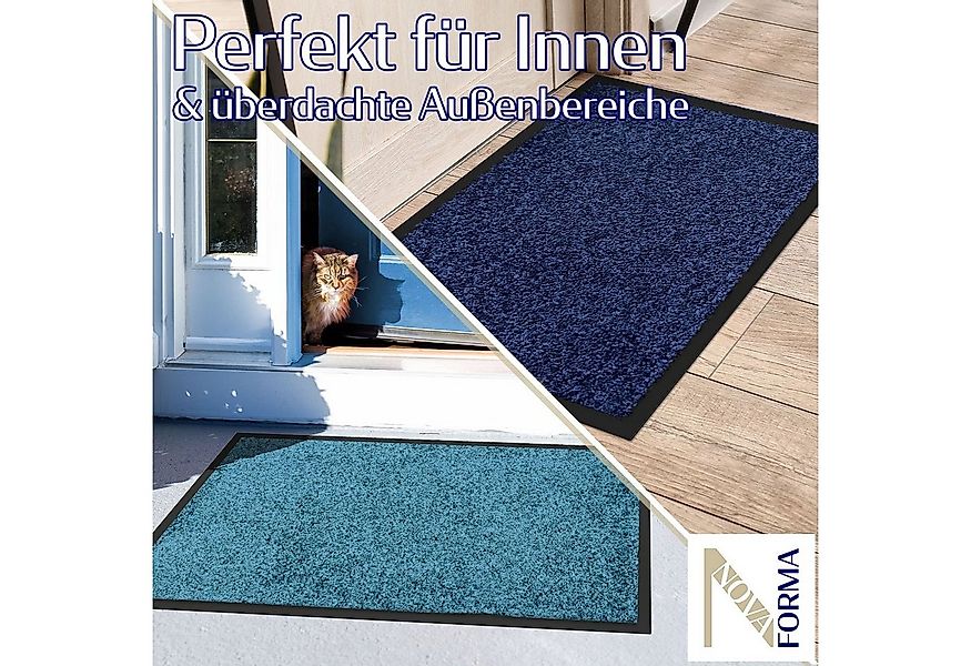 Nova Forma Fußmatte BRIGHT, Premium Fußmatte für Innenbereich, Flur, Haustü günstig online kaufen