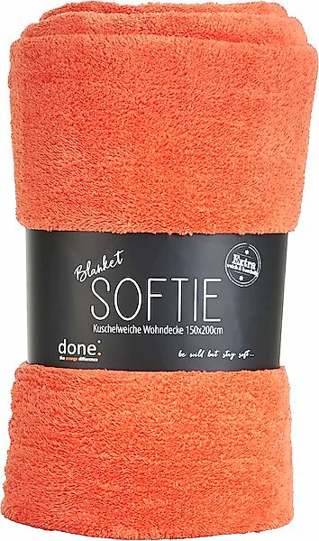 done.® Wohndecke »Softie«, Extra weiche Wohndecke aus softigem Teddy-Stoff, günstig online kaufen