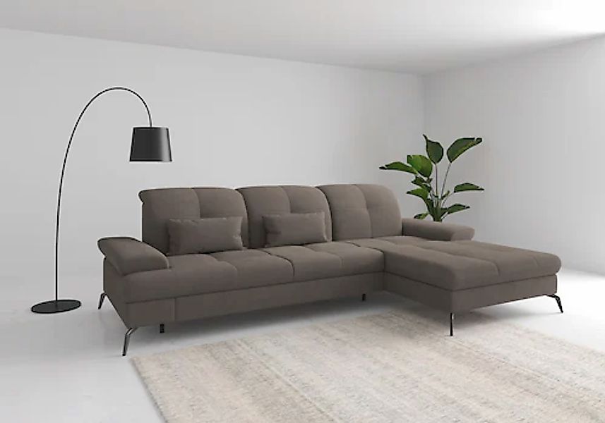 sit&more Ecksofa »Amica«, inkl Sitztiefenverstellung und Armteilverstellung günstig online kaufen