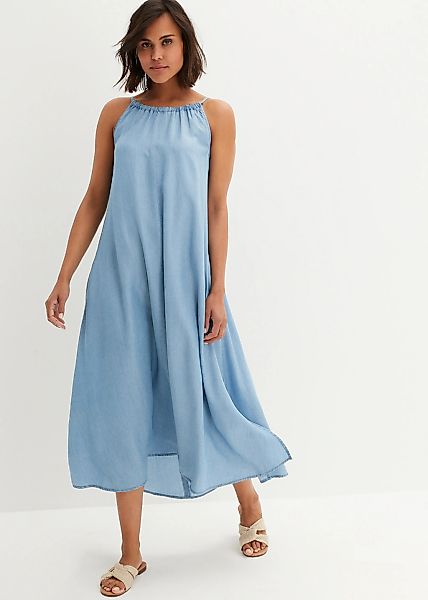 bonprix Jeanskleid "Jeanskleid aus fließendem Lyocell" für lässigen Look, a günstig online kaufen