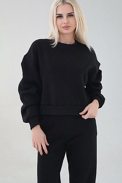 fashionshowcase Sweatshirt Kuscheliger Oversize Damen Pullover Weich Gefütt günstig online kaufen