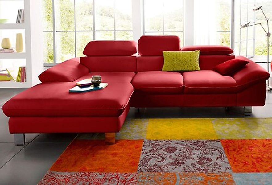 COTTA Ecksofa Driver, mit Kopfteilverstellung, wahlweise mit Bettfunktion günstig online kaufen