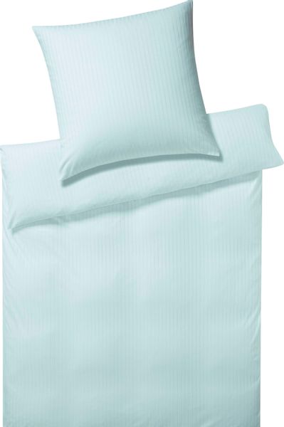 Elegante Bettwäsche "Solid Stripe" 2 Stk. tlg. angenehmes Hautgefühl günstig online kaufen