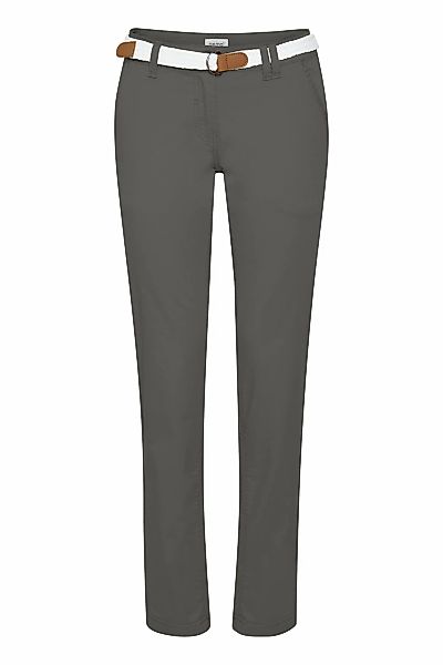 OXMO Chinohose OXChakira Lange Hose mit Gürtel in geflochtener Optik günstig online kaufen