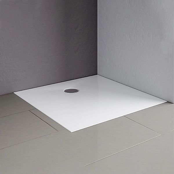 Schulte Duschwannen-Set Extraflach Quadrat 90 cm x 90 cm Alpinweiß günstig online kaufen