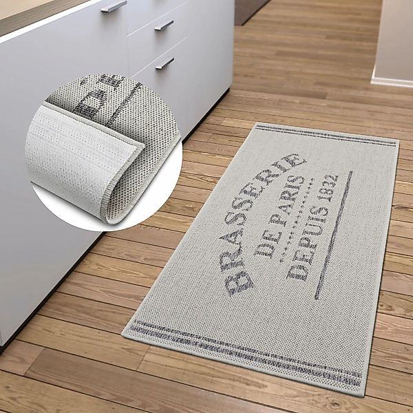 HANSE Home Küchenläufer "Brasserie de Paris" rechteckig 5 mm Höhe Läufer, R günstig online kaufen