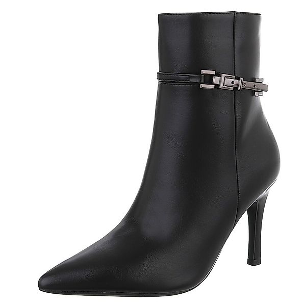 Ital-Design Eleganter Damen Stiefel mit Absatz günstig online kaufen