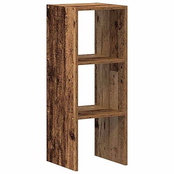 vidaXL Fächerschrank Bücherregal Stapelbar Altholz-Optik 30x30x80 günstig online kaufen