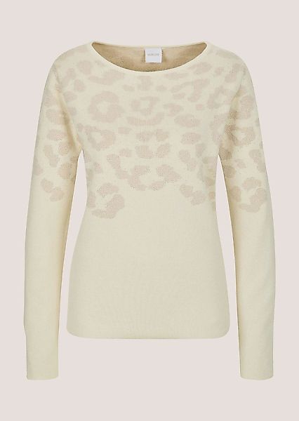 MADELEINE Longpullover "Strickpullover Jacquardpullover mit Animal-Design" günstig online kaufen