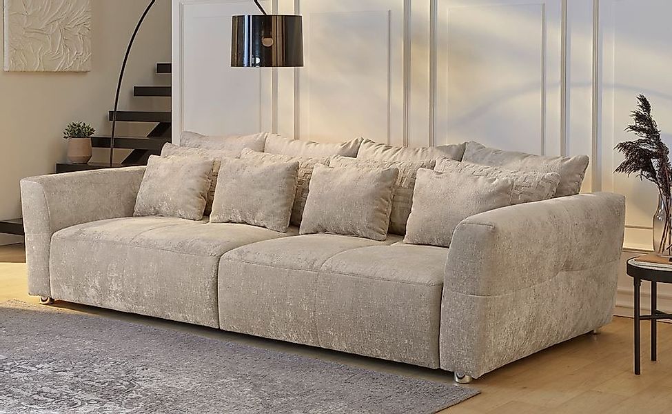 Jockenhöfer Gruppe Big-Sofa "Gulliver, B: 298 cm" mit Zierkissen, Federkern günstig online kaufen