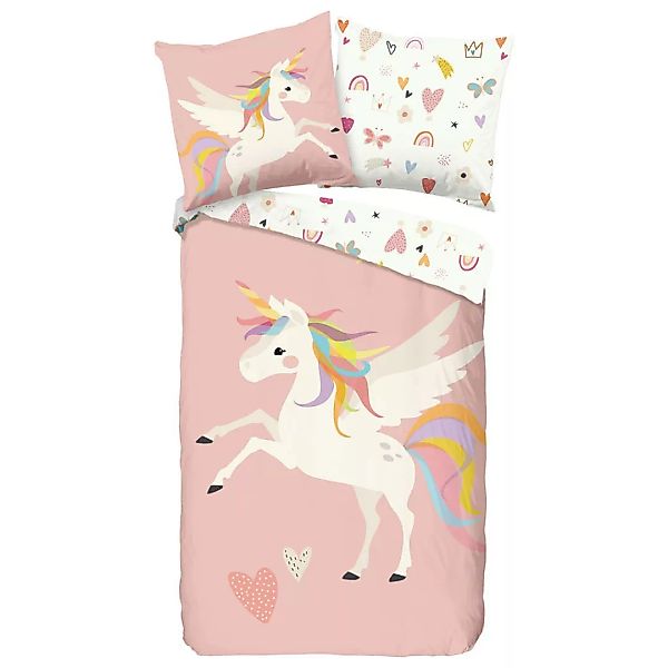 good morning Kinderbettwäsche »Unicorn«, (2 tlg.), 100% Baumwolle günstig online kaufen