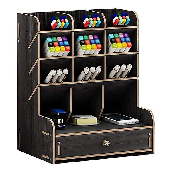 zggzerg Regal-Schreibtisch Schreibtisch-Organizer aus Holz, multifunktional günstig online kaufen