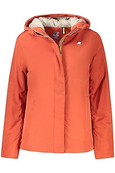 K-Way Outdoorjacke Rote Damenjacke mit Kapuze - Komfort & Stil mit Taschen günstig online kaufen