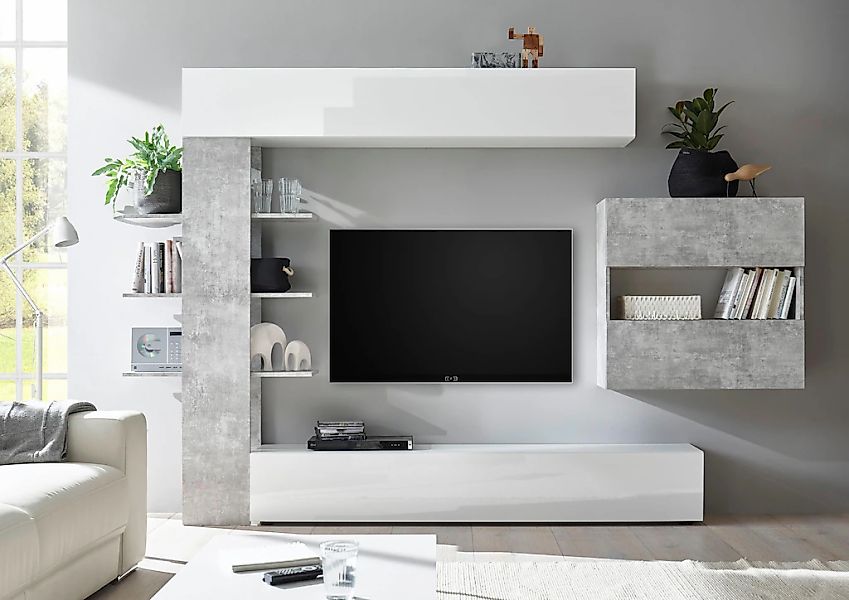 INOSIGN Wohnwand "Sorano" Set, 4 Stk. tlg. günstig online kaufen