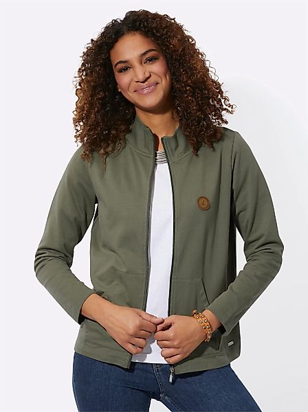 Casual Looks Shirtjacke "Sweatjacke", 1 Stk. günstig online kaufen