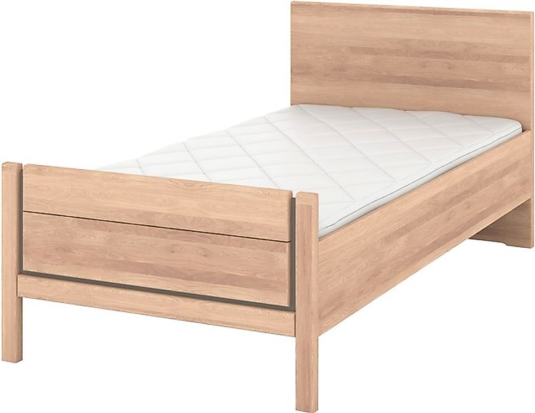 Musterring Holzbett »Sorrent, Bettgestell, Bettrahmen, teilmassiv Eiche«, ( günstig online kaufen