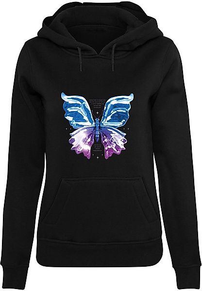 Miss Tee Kapuzenpullover Miss Tee Damen Chromed Butterfly Hoody (1-tlg) günstig online kaufen
