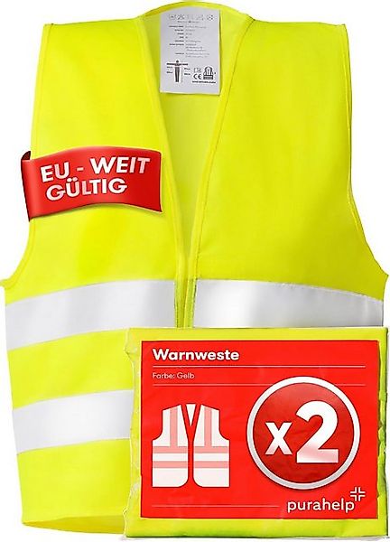 Purahelp Warnweste Auto - Europaweit gültig günstig online kaufen