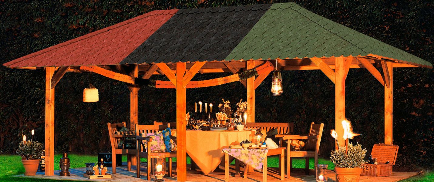 Karibu Dachschindeln, Biberschwanz, 3 m² pro günstig online kaufen