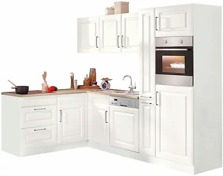 KOCHSTATION Winkelküche »KS-Stockholm« mit E-Geräten,260 x 170 cm, mit hoch günstig online kaufen