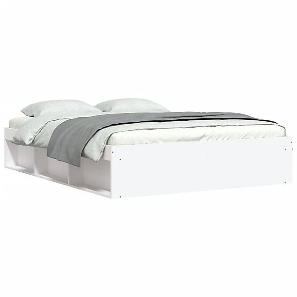 vidaXL Bettgestell Weiß 150x200 cm1925653 günstig online kaufen