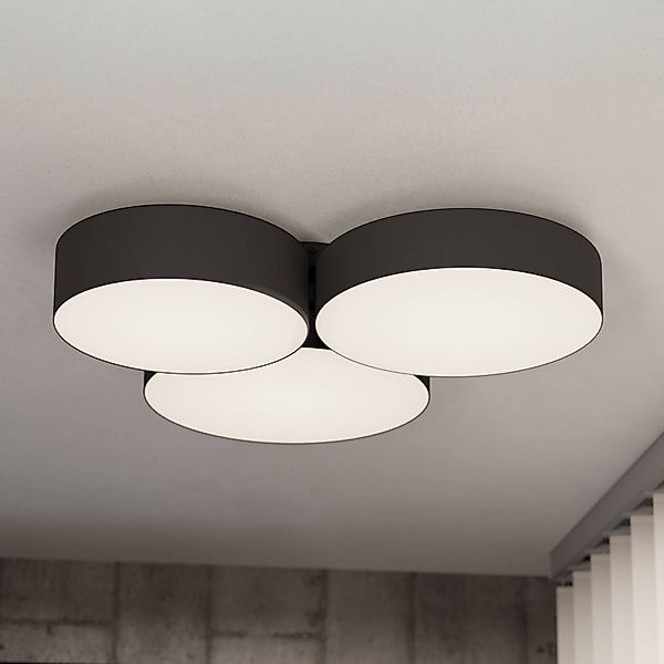 EGLO connect Smart-LED-Deckenleuchte Barbano-Z, schwarz günstig online kaufen