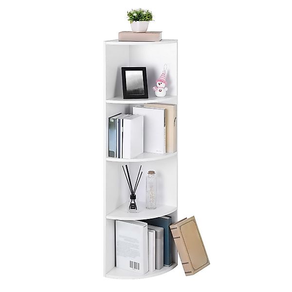 VASAGLE Eckregal, Bücherregal, 4 Ebenen, Standregal, günstig online kaufen