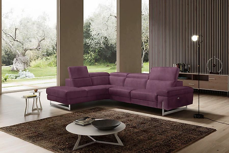 Egoitaliano Ecksofa "Candice, elegant, edel und bequem, erstklassiger Sitzk günstig online kaufen