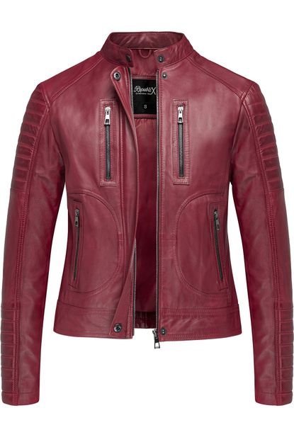 REPUBLIX Lederjacke MYRNA Echtleder Damen Biker günstig online kaufen