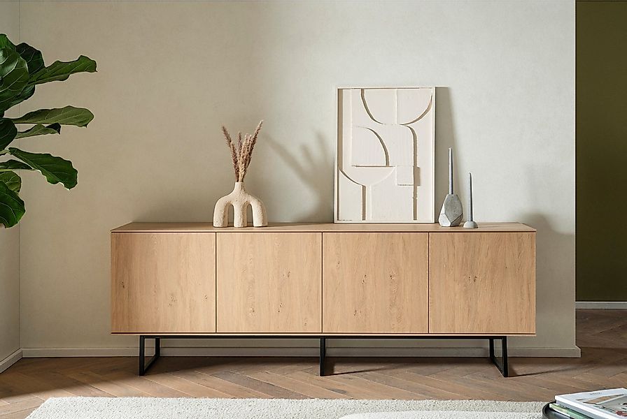 Home affaire Lowboard Lund, moderner TV-Unterschrank, Kommode mit Kufengest günstig online kaufen