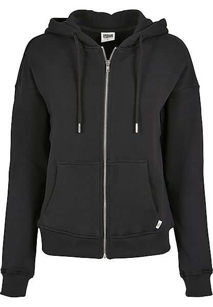URBAN CLASSICS Sweatjacke Urban Classics Damen Ladies Organic Terry Zip Hoo günstig online kaufen