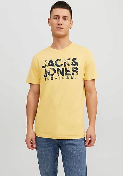 Jack & Jones Rundhalsshirt JJBECS SHAPE TEE SS CREW NECK günstig online kaufen