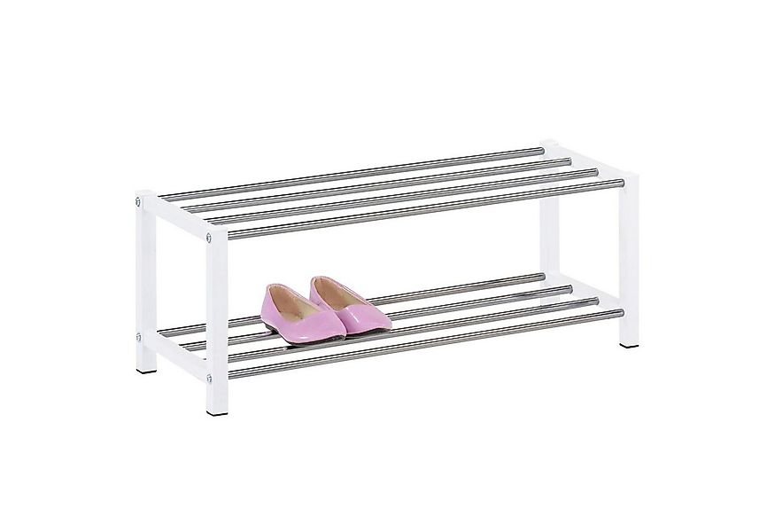 IDIMEX Schuhregal DUBLIN, Schuhständer mit 2 Ablagen, 90cm breit Schuhaufbe günstig online kaufen