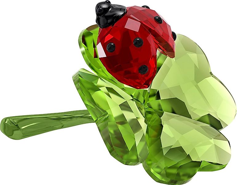 Swarovski Dekofigur Kristallfigur Sammelfigur Idyllia Marienkäfer und Glück günstig online kaufen