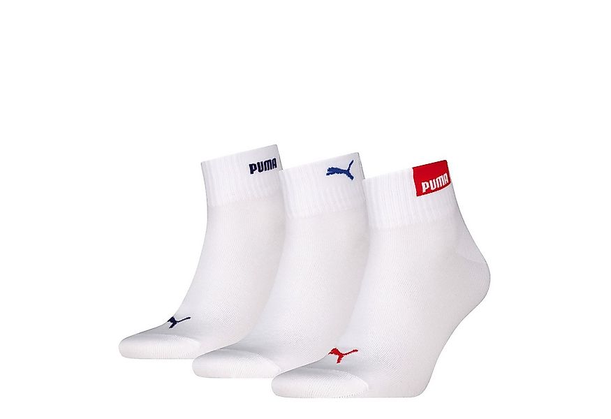 PUMA Kurzsocken PUMA UNISEX LOGO QUARTER (3-Paar) günstig online kaufen