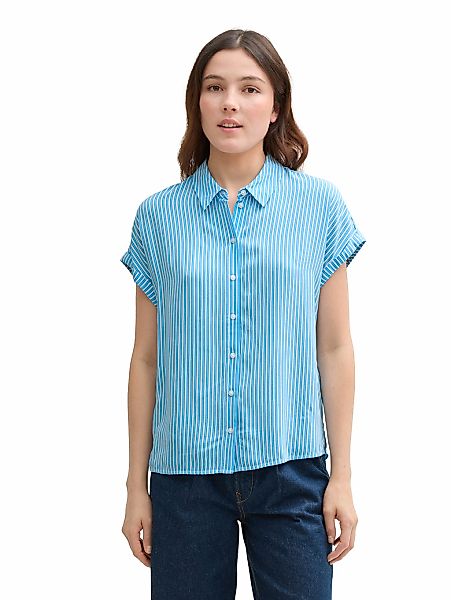 TOM TAILOR Denim Shirtbluse, mit weiten Ärmeln günstig online kaufen